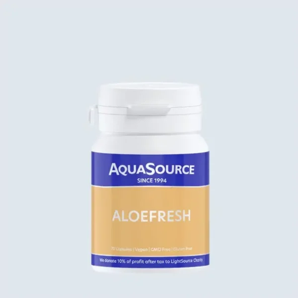 AquaSource Алоефреш – течен алое вера гел с мента и водорасли