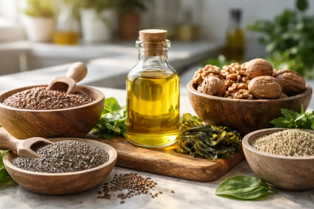 Избор от растителни мастни киселини с омега 3, 6 и 9